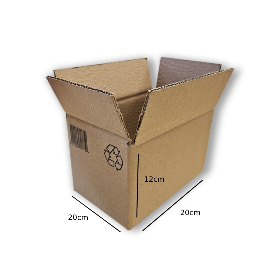 Χαρτοκιβώτιο 20 x 12 x 12 cm 3φυλλο - Image 2