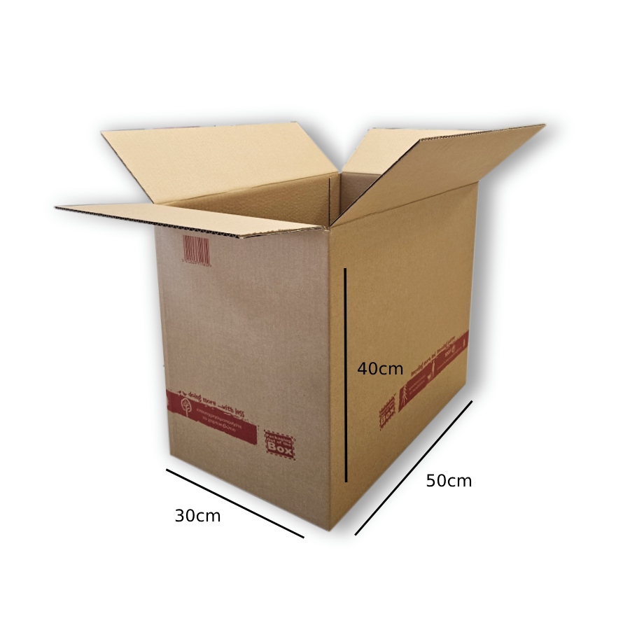 Χαρτοκιβώτιο 50 x 30 x 40 cm 3φυλλο Recycle Logo - Image 2